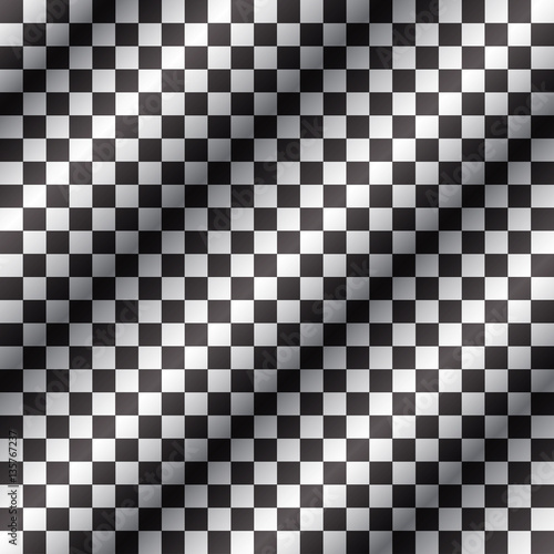 Checkered pattern wave seamless vector illustration.