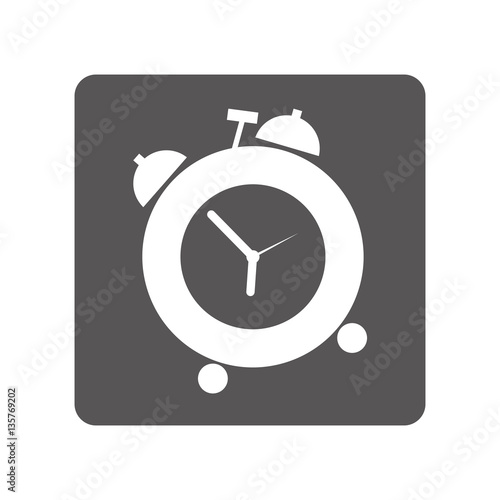 alarms clock icon image design, vector illustration