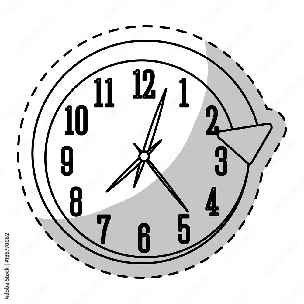 wall clock icon image design, vector illustration wall clock icon image design, vector illustration