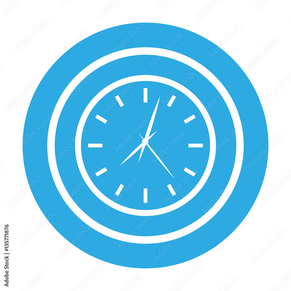 round wall clock icon image vector illustration design round wall clock icon image vector illustration design