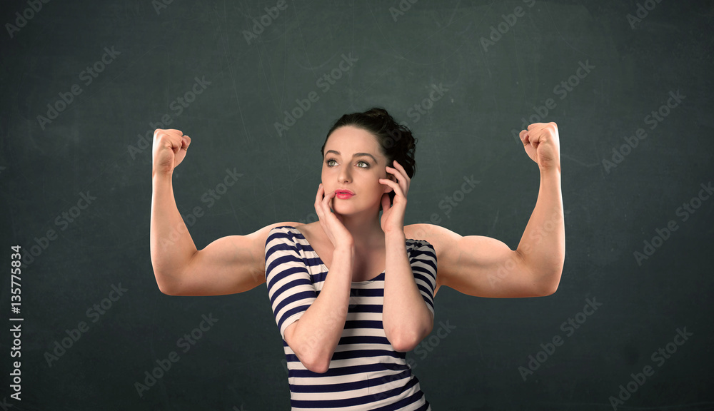 strong and muscled arms concept strong and muscled arms concept