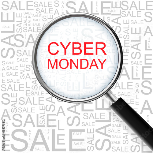 Cyber Monday Word Cloud, Business Concept