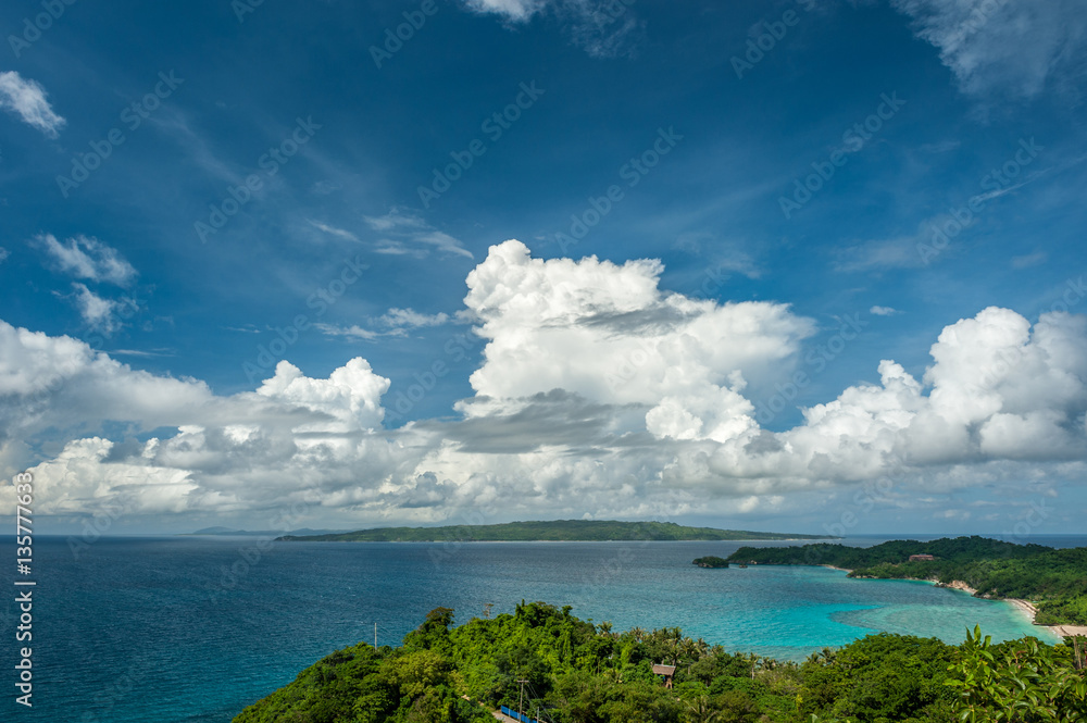 Fototapeta premium Beautiful landscape at Boracay island, Philippines
