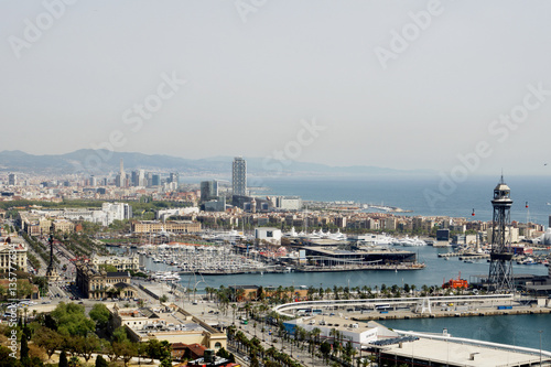 Marvelous View on Barcelona Harbor/ Spain