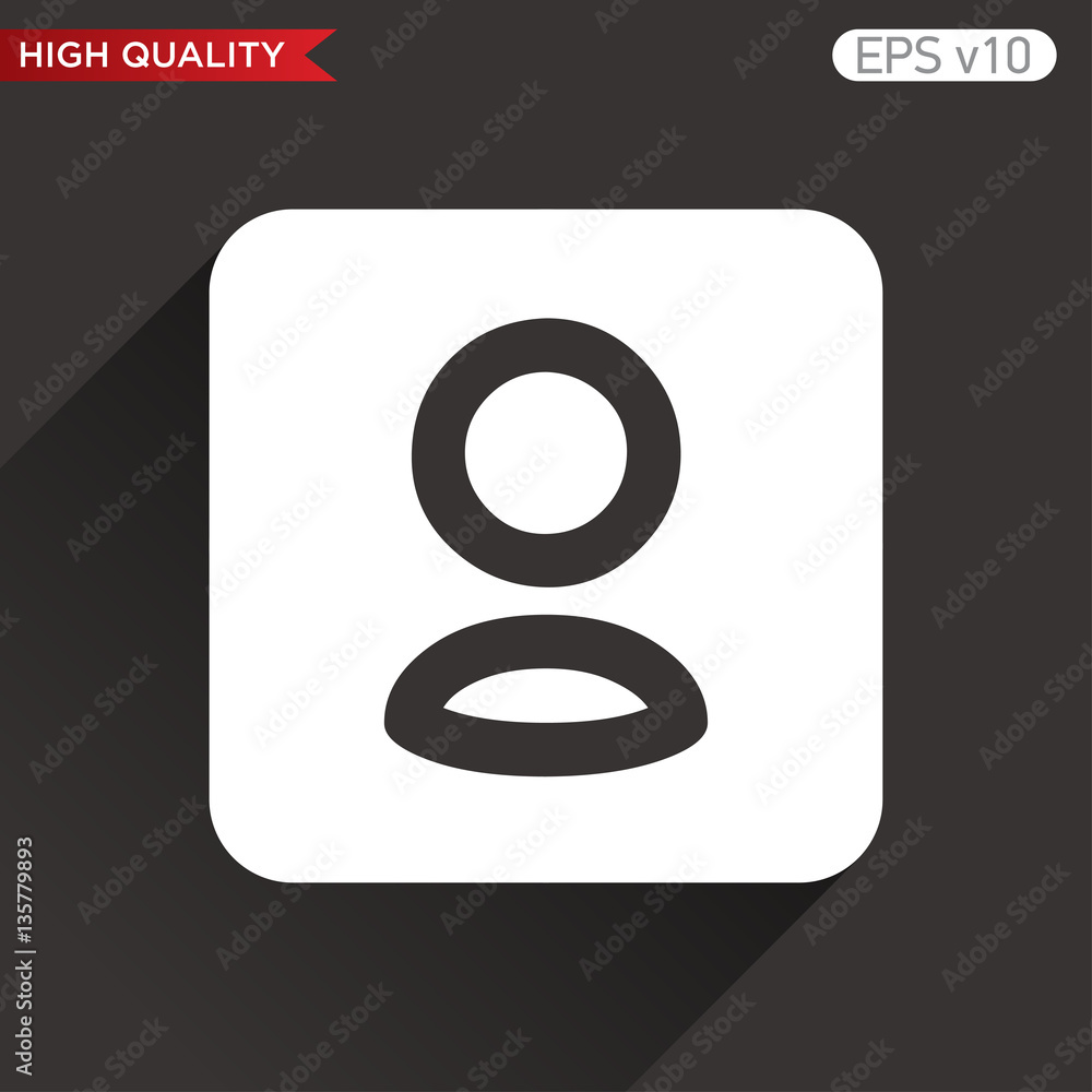 User icon. Button with user icon. Modern vector. User icon. Button with user icon. Modern vector.