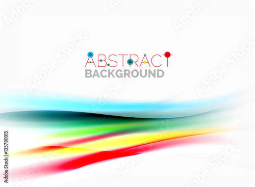 Smooth lines  abstract background