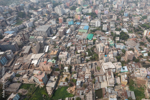 バングラデシュ ダッカの住宅地 photo