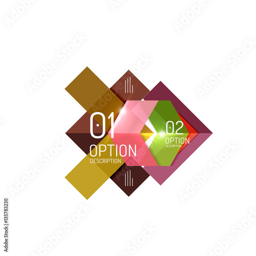 Free Download Abstract vector business geometric infographics - GFXLoad