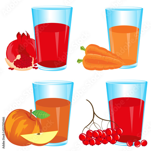 Juice from fruit and овощей