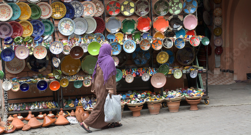 Shopping in the streets of the eastern markets