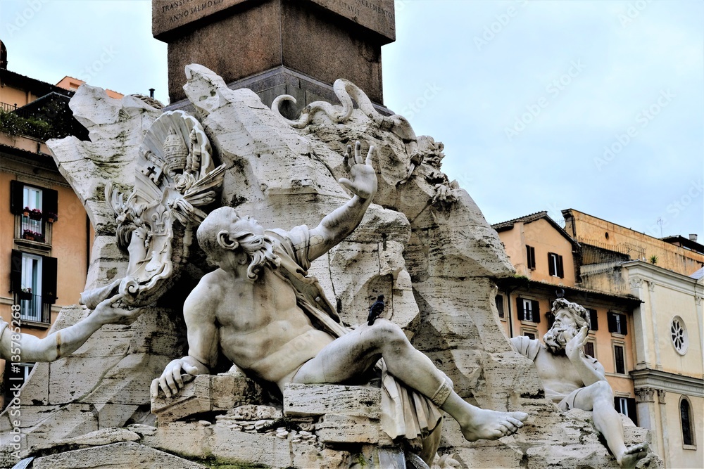 Obraz premium ナヴォーナ広場