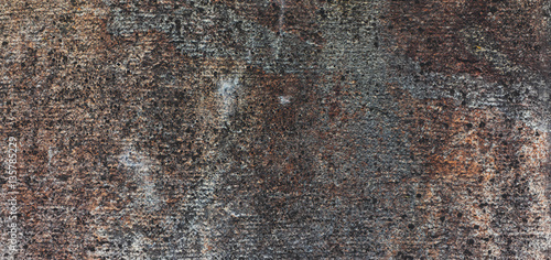Brown and grey background with concrete texture horizontal top view isolated  vintage dark wood backdrop  old rustic stone board  space blank back on the table  mockup brick nuture wall