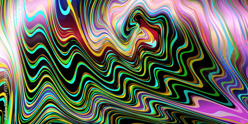 Vector background. Abstract colourful lines swirl.