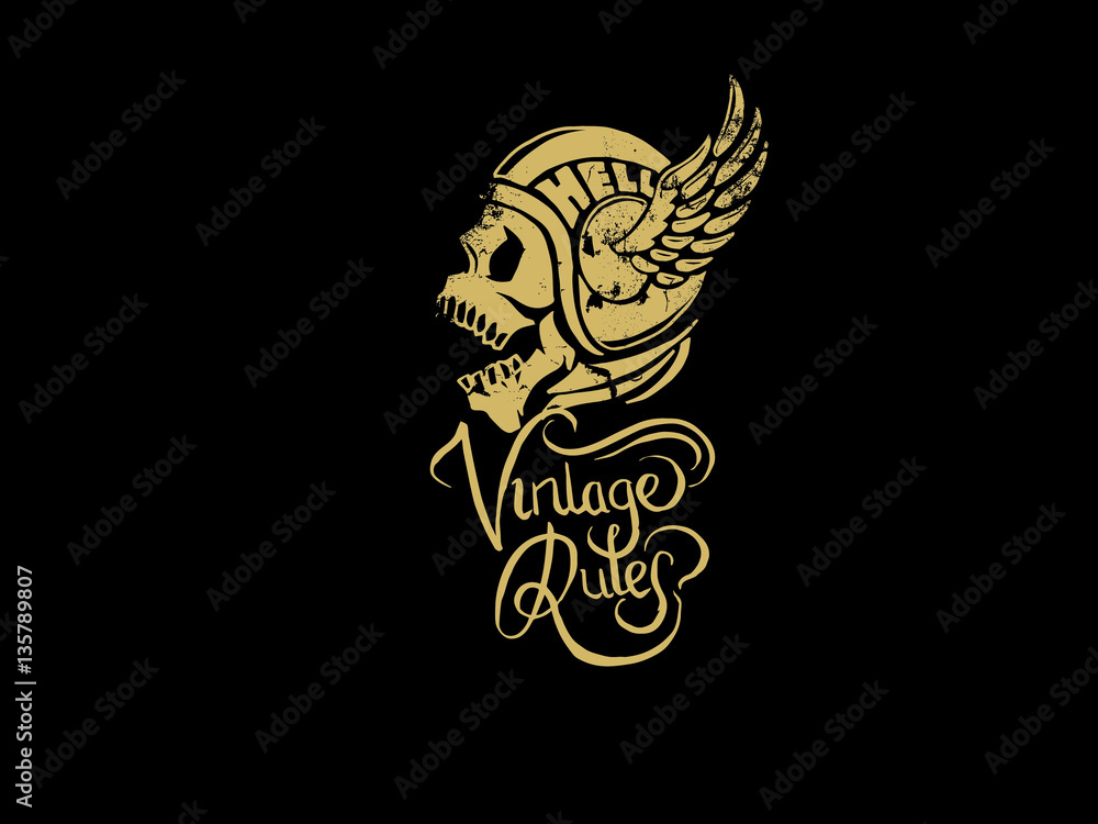 Motorcycle Themed Badge Vectors Motorcycle Themed Badge Vectors