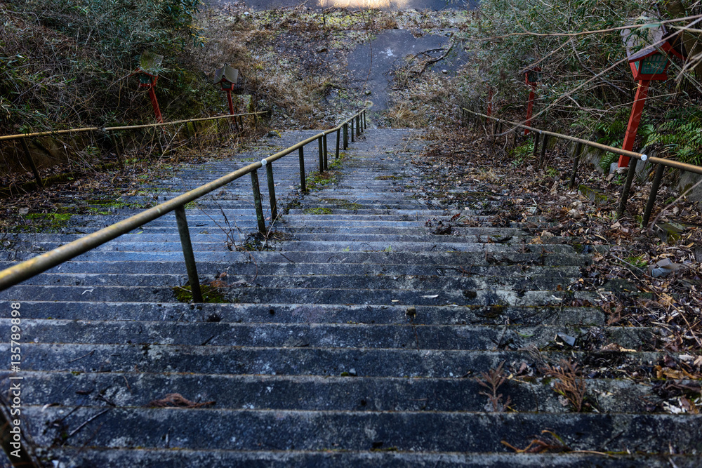 Fototapeta premium Stairs of the temple