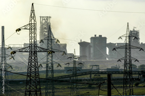 Foto Galati, industrial zone, steel plant, Romania, Moldavia