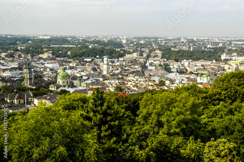 Lviv, city view, historical city center, Ukraine, Western Ukrain