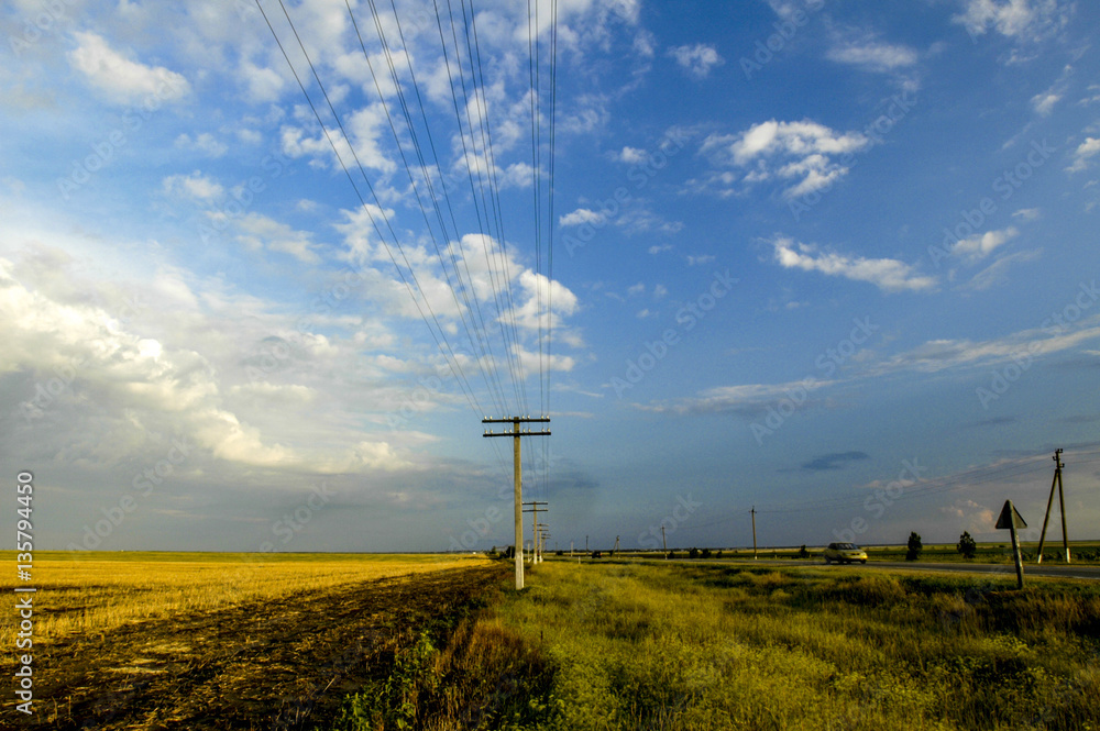 Obraz premium Crimea, near Stepne, Ukraine, Stepne