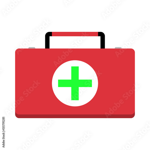 First aid kit vector