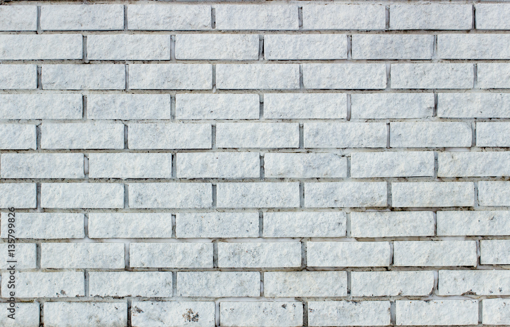 Gray brick wall for background and texture Gray brick wall for background and texture