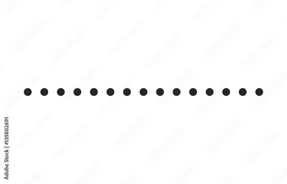 © wektorygrafika - dotted line simple shape vector symbol icon design.