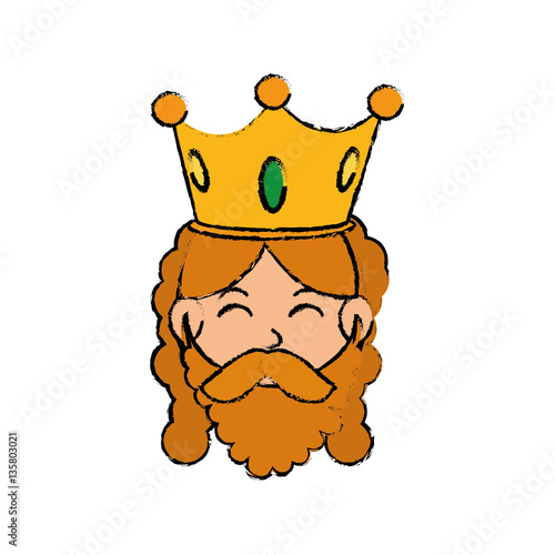Fényképezés Three wise man cartoon icon vector illustration graphic design