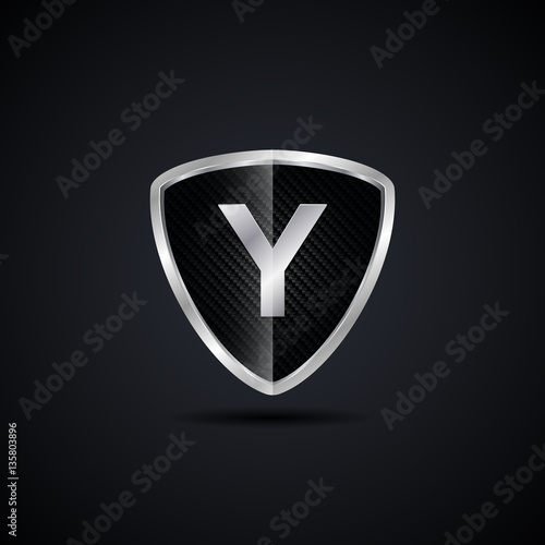 Letter Y Shield logo