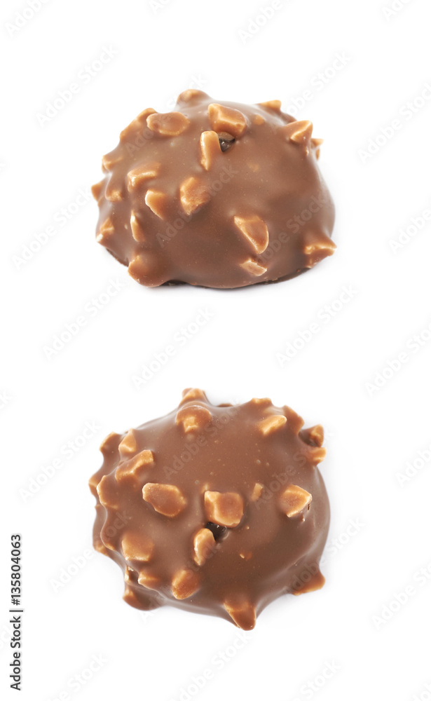 Chocolate confection candy isolated Chocolate confection candy isolated