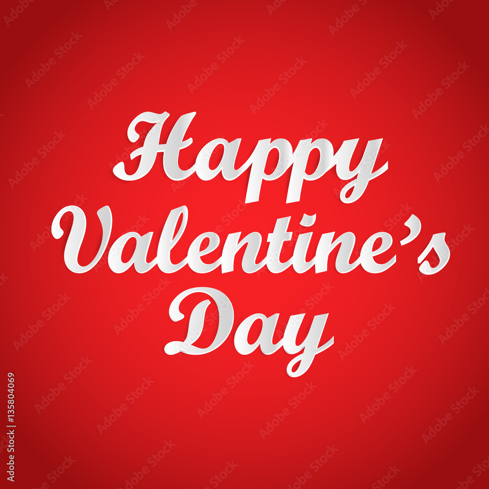 Heart from paper. Valentines day card Heart from paper. Valentines day card