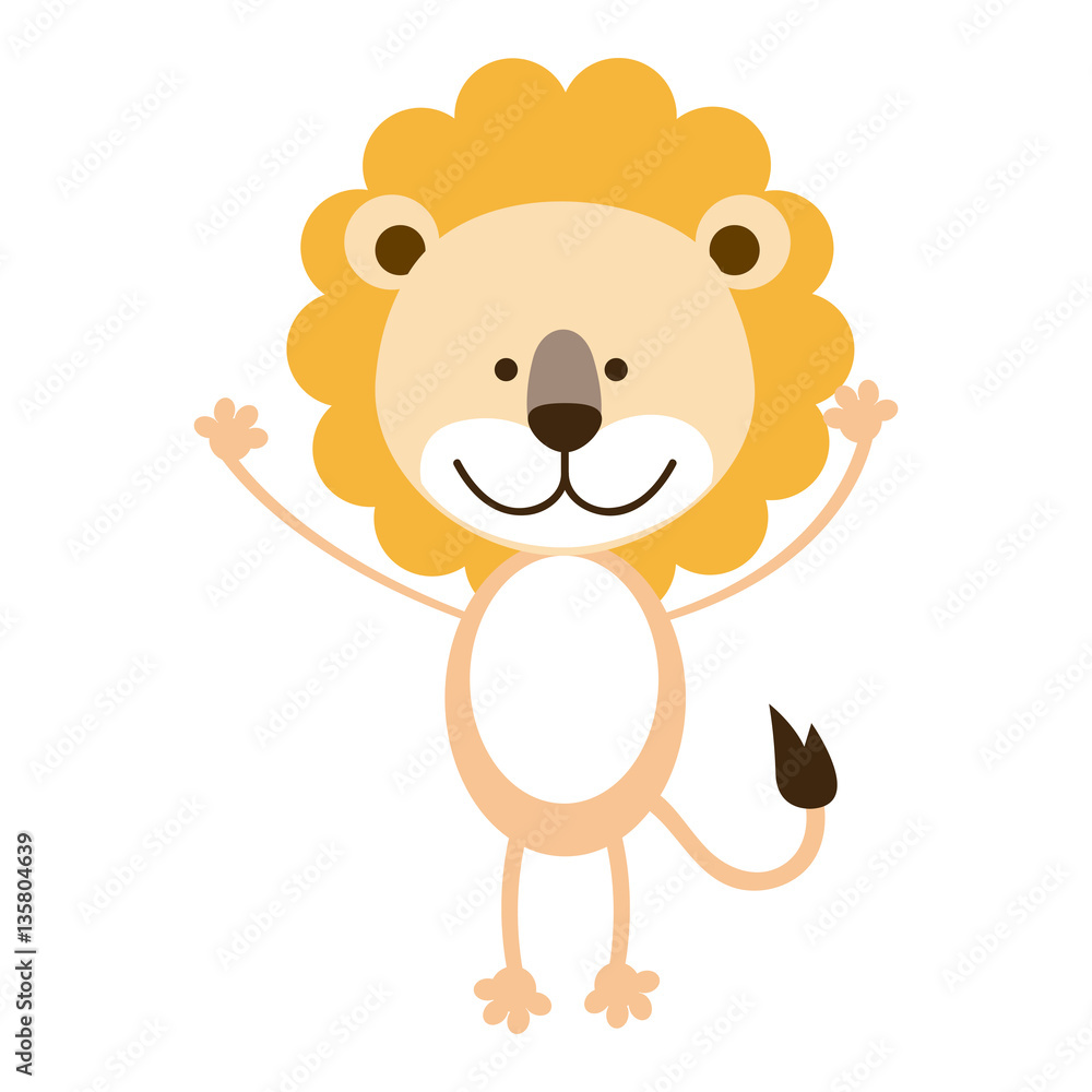 cute lion cartoon icon vector illustration graphic design cute lion cartoon icon vector illustration graphic design