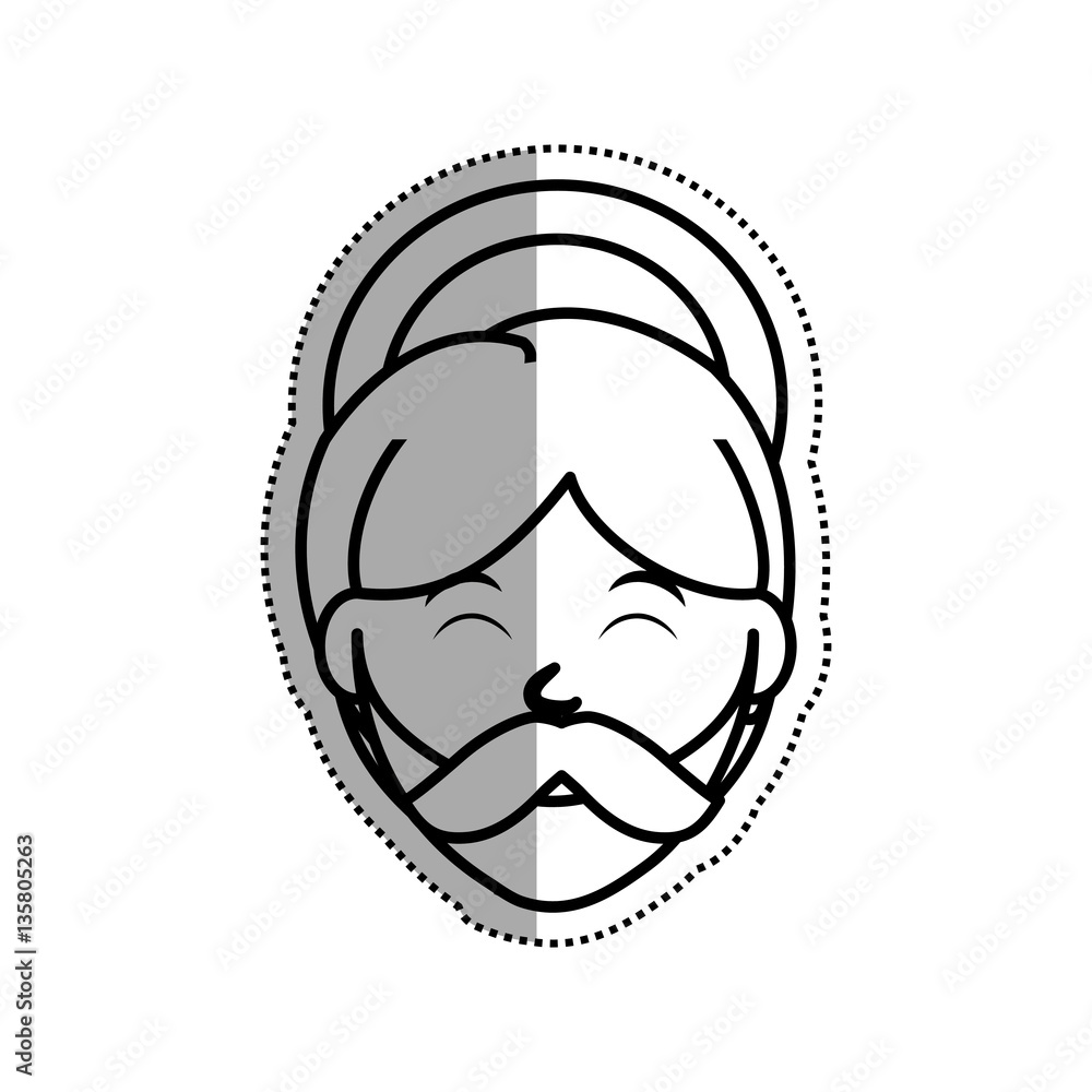 Holy joseph cartoon icon vector illustration graphic design Holy joseph cartoon icon vector illustration graphic design
