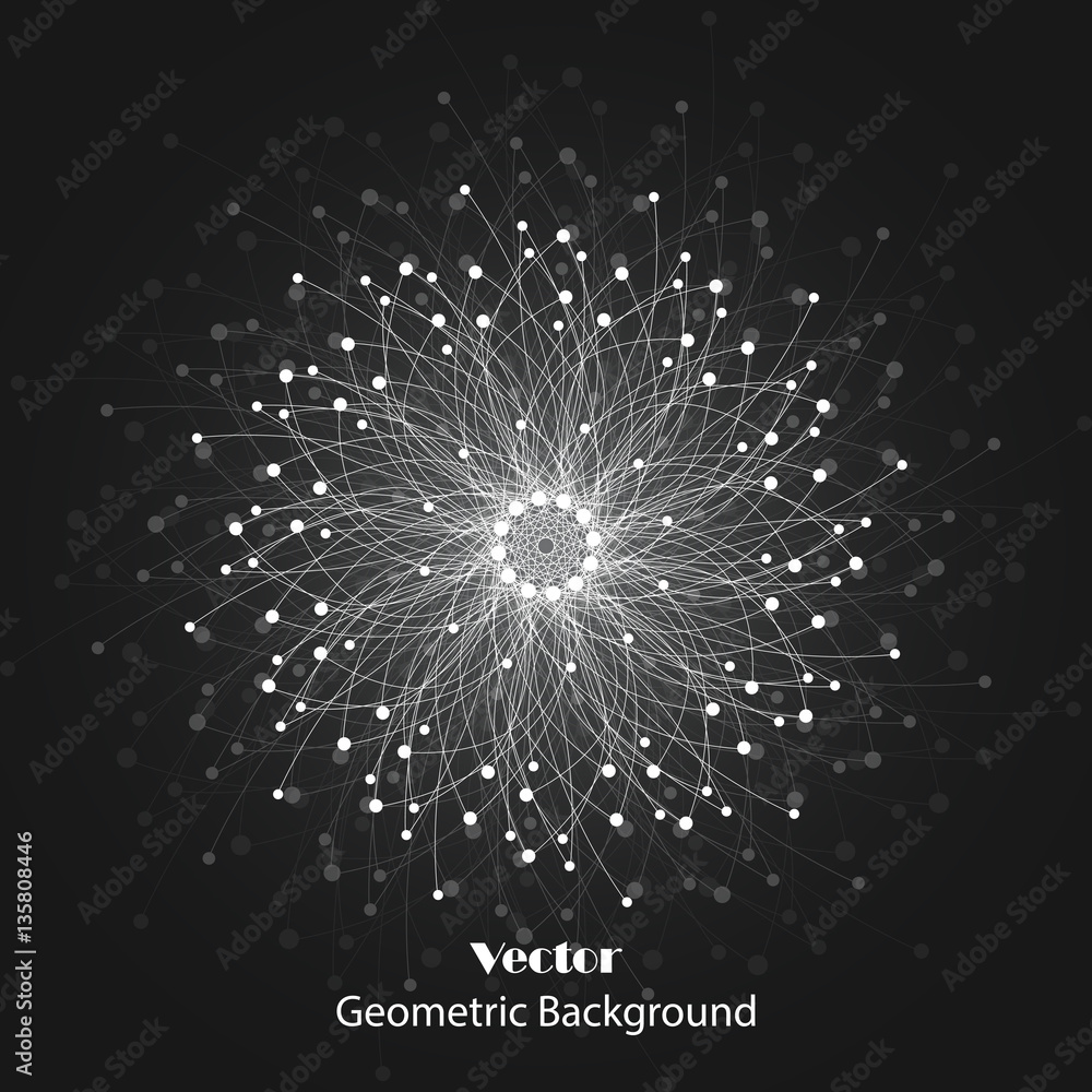 Vector geometric background Vector geometric background