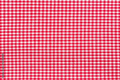 Red tablecloth. Hi res photo.
