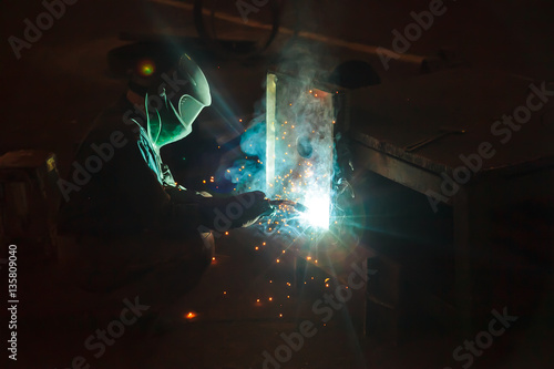 Welder weld metal structure