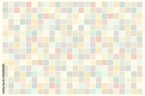 Mosaic background of colored squares