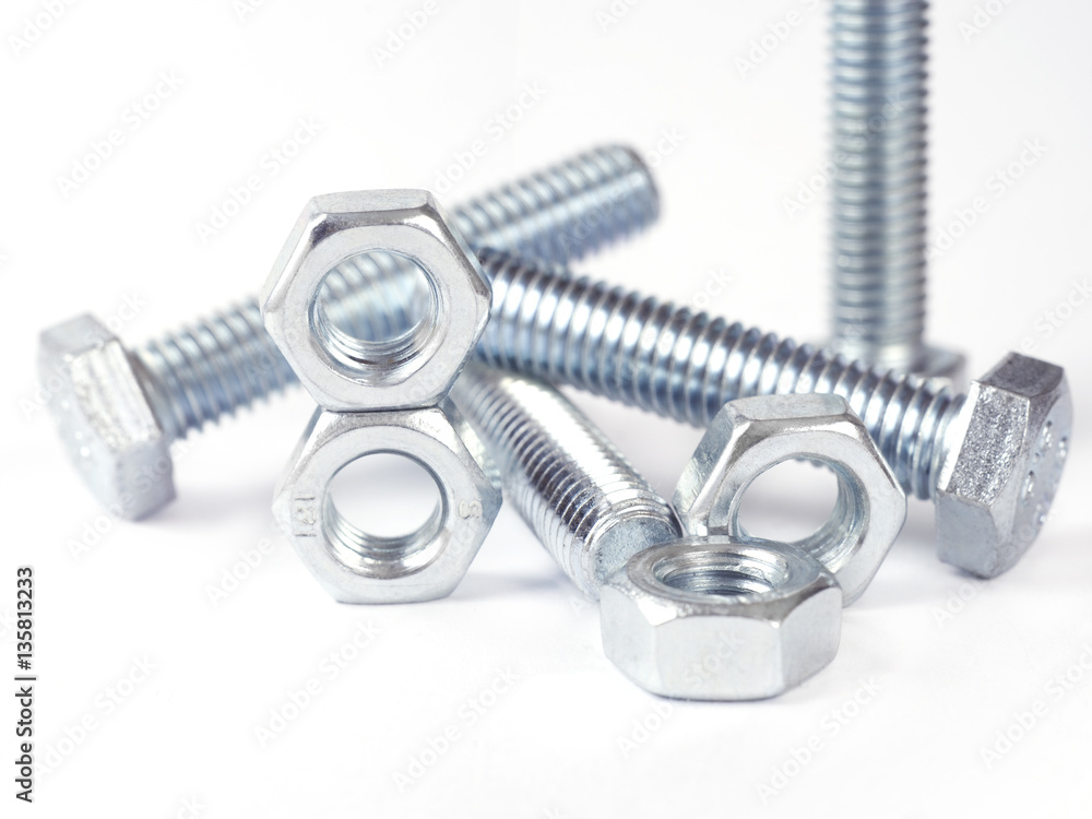 Background of many silver nail Background of many silver nail