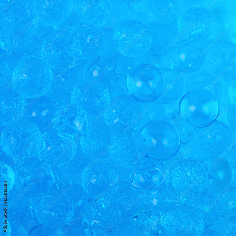Surface coated with soil water beads Surface coated with soil water beads