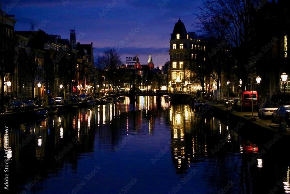 アムステルダム　夜景