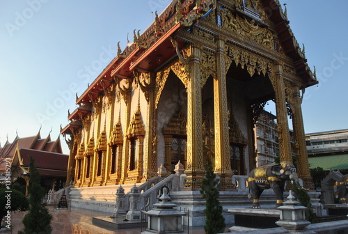 Photography Beautiful Architecture Buddhist Building Wat samien nari Temple bangkok thailand