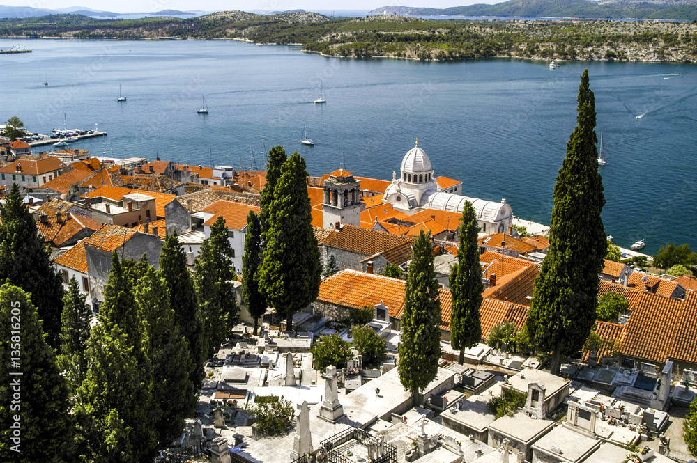 UNESCO World Heritage, cathedral of Sibenik, Croatia, Dalmatia,