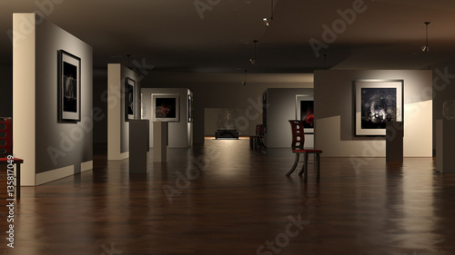 art gallery ( 3D )