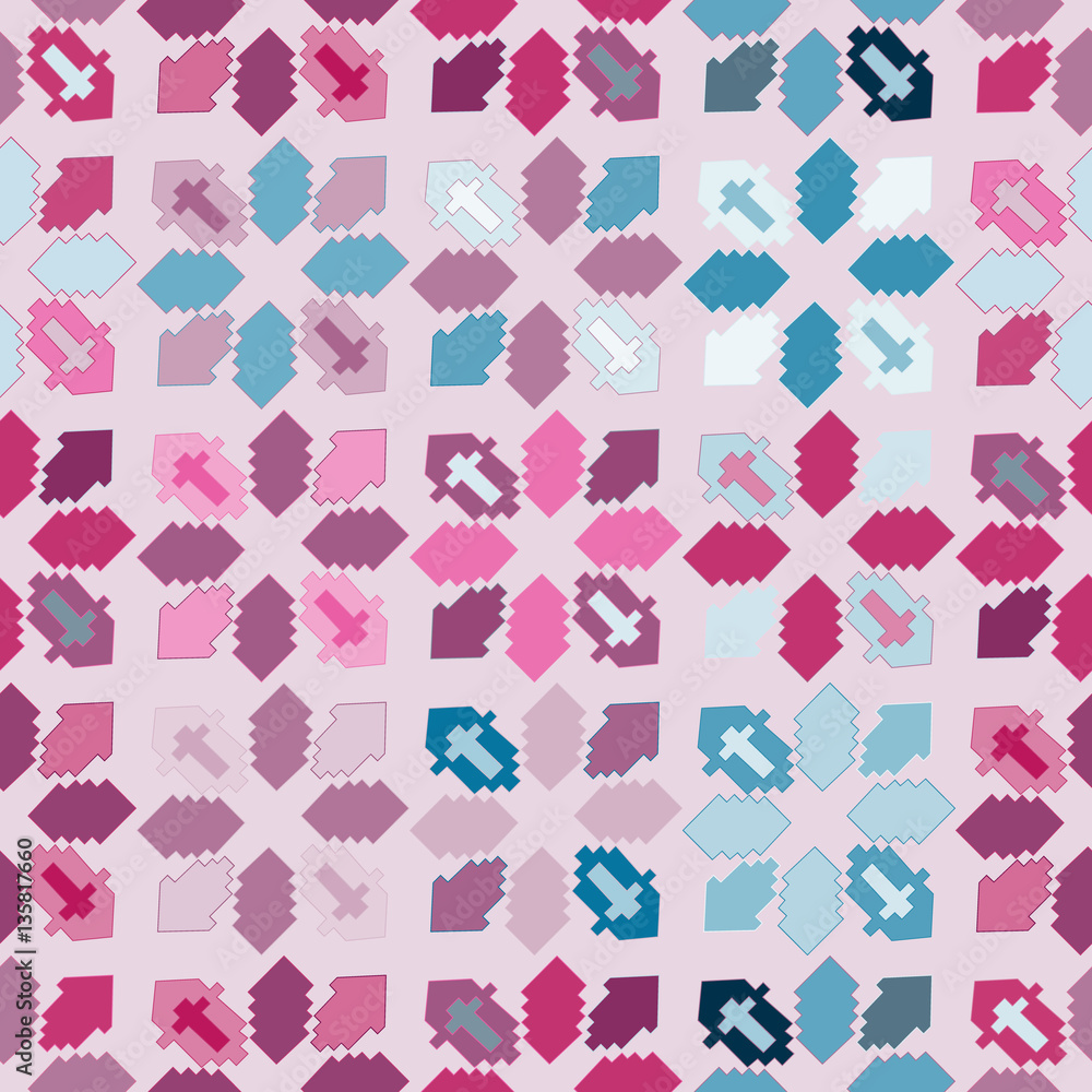 Seamless background with geometric shapes Seamless background with geometric shapes