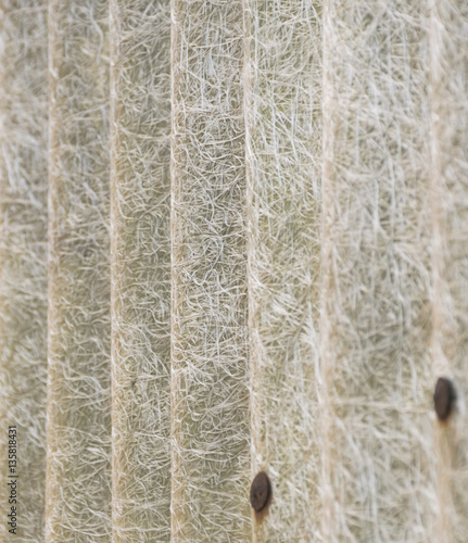 Close up asbestos roof texture background.