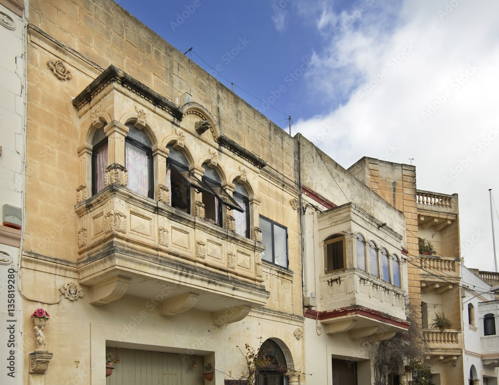 Old street in Rabat. Malta