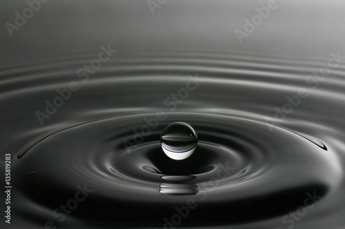 Droplet of water from a splash