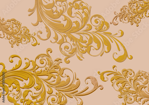 brocado rose gold 