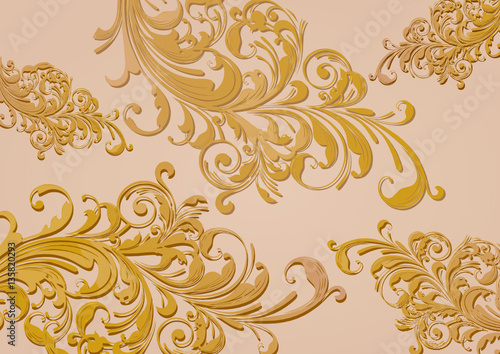 brocado rose gold 