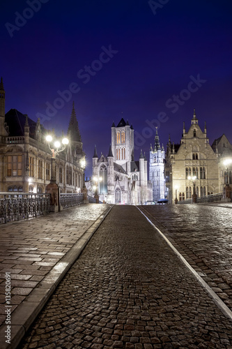 the three towers of Ghent © denboma