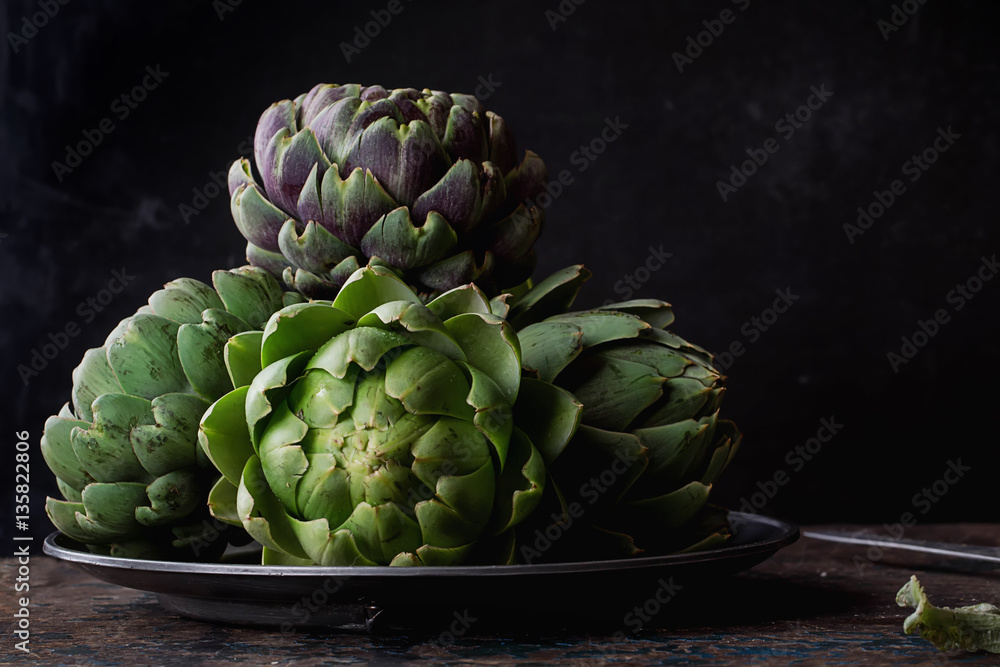 Fototapeta premium Fresh Organic Artichoke