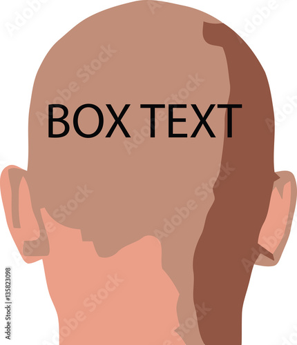 testa calva box text
